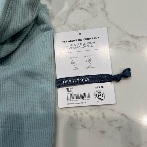 Athleta Girl Cropped Ribbed Tank - Picture 3 of 6